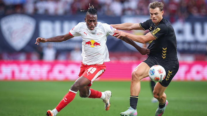 Yan Diomande war im Sommer der zweitteuerste Neuzugang von RB – nur Conrad Harder kostete mehr (24 Mio. Euro)