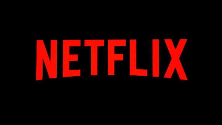 Netflix logo on TV screen