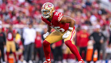 San Francisco 49ers linebacker Curtis Robinson (36)
