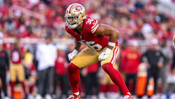 San Francisco 49ers linebacker Curtis Robinson (36)