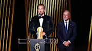 Kane collected silverware at Monday's ceremony
