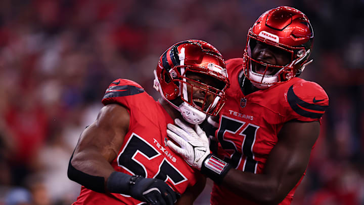 Thanks to Danielle Hunter, Will Anderson Jr. and the entire Houston Texans defense, it may be a long afternoon for whoever is starting at quarterback for the Las Vegas Raiders on Sunday