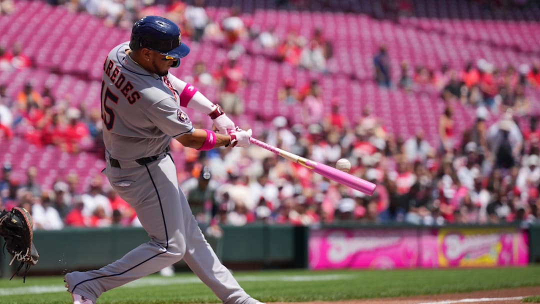 Houston Astros third baseman Isaac Paredes.