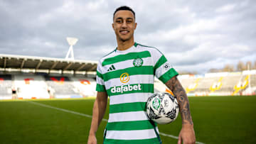 Launch of the Inaugural Cork Super Cup, SuperValu Pairc Ui Chaoimh, Cork 3 3 2025 Celtic FC player Adam Idah Adam Idah 3 3 2025 Copyright: x INPHO MorganxTreacyx MT2_4465