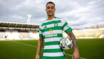 Launch of the Inaugural Cork Super Cup, SuperValu Pairc Ui Chaoimh, Cork 3 3 2025 Celtic FC player Adam Idah Adam Idah 3 3 2025 Copyright: x INPHO MorganxTreacyx MT2_4465
