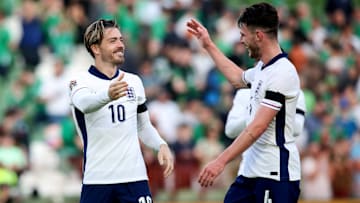 Jack Grealish and Declan Rice - England's two goalscorers against the country they used to represent 