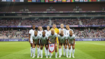 Die USA posieren vor einem fast leeren Stadion in Nizza