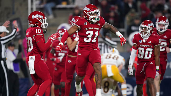 Former Fresno State Bulldogs linebacker Phoenix Jackson (31) 