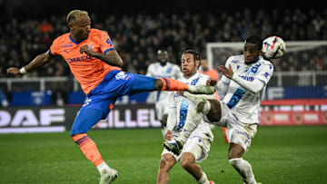 Derek Cornelius a été expulsé face à Auxerre.