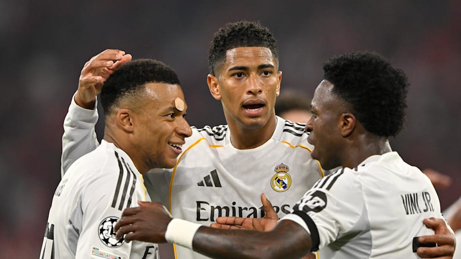 Kylian Mbappé, Jude Bellingham, Vinícius Jr
