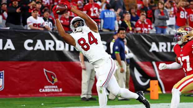 Arizona Cardinals tight end Elijah Higgins