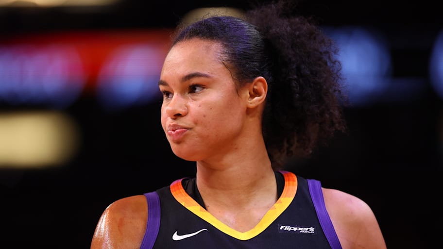 Satou Sabally wasn't too thrilled with the Mercury's schedule this week. | Mark J. Rebilas-Imagn Images
