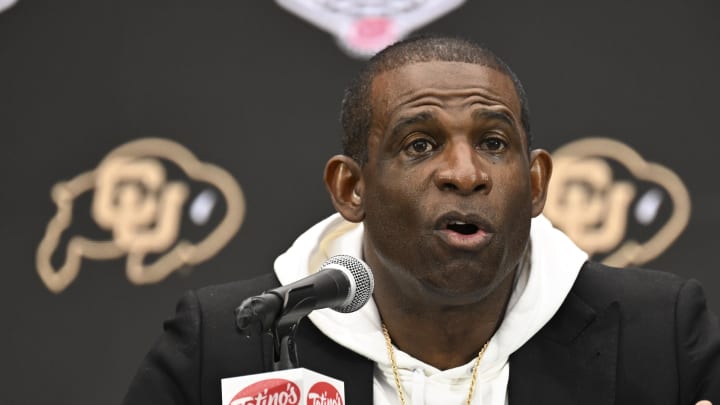 Deion Sanders, head coach of Colorado football