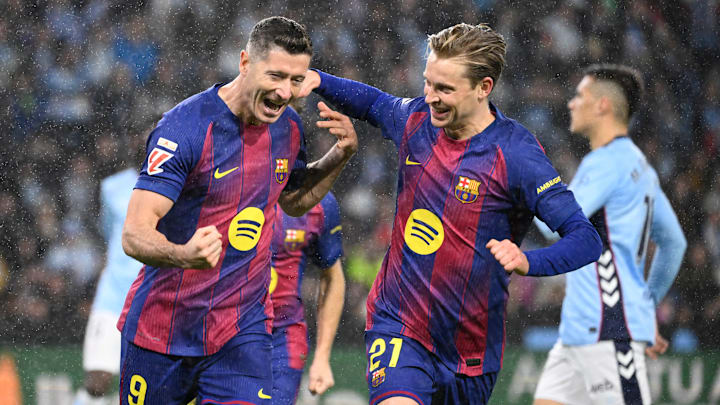 Lewandowski brilhou na vitória sobre o Celta, em Vigo Lewandowski brilhou na vitória sobre o Celta, em Vigo