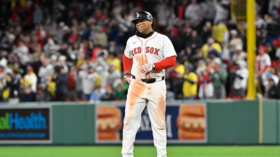 Rafael Devers hit .272 with 15 home runs and 58 RBIs for the Boston Red Sox during the 2025 season. | Eric Canha-Imagn Images