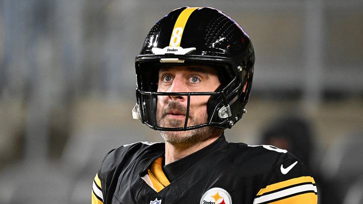 Aaron Rodgers QB Pittsburgh Steelers. Mandatory Credit: Barry Reeger-Imagn Images