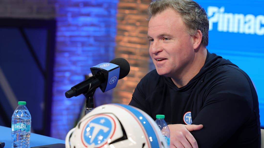 Titans general manager Mike Borgonzi 