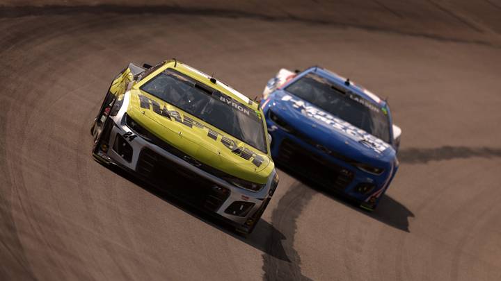 William Byron and Kyle Larson, Hendrick Motorsports, NASCAR Cup Series