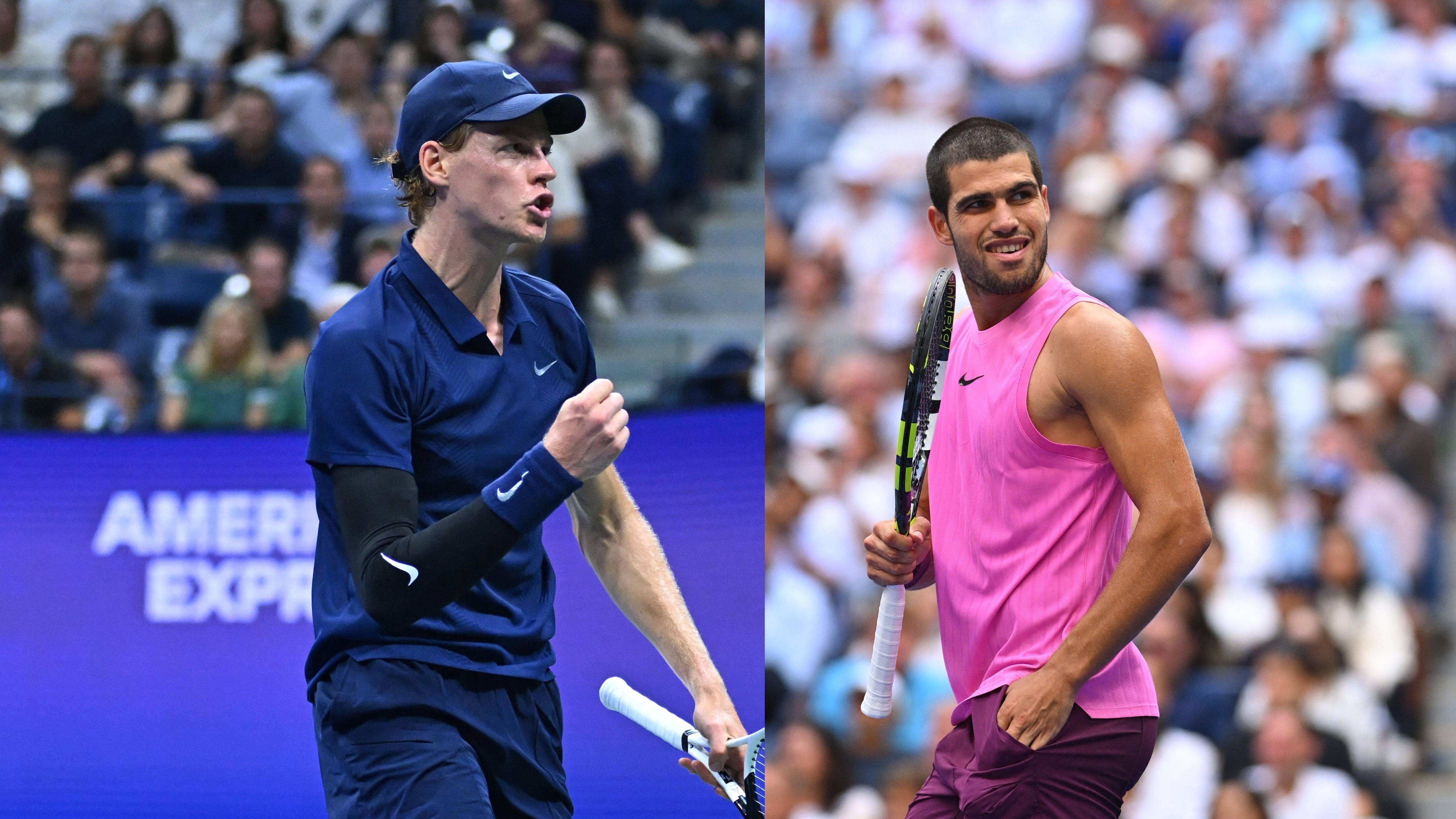 Shop Jannik Sinner and Carlos Alcaraz's 2025 US Open Nike Kits
