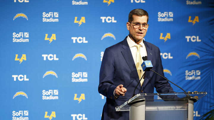 Los Angeles Chargers Introduce Jim Harbaugh As Head Coach