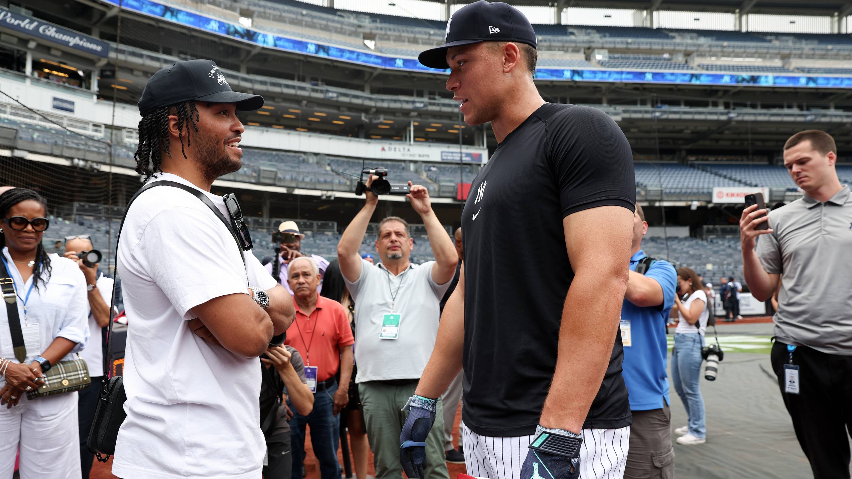 Dream Yankees-Knicks connection continued during Red Sox series with Aaron Judge, Josh Hart