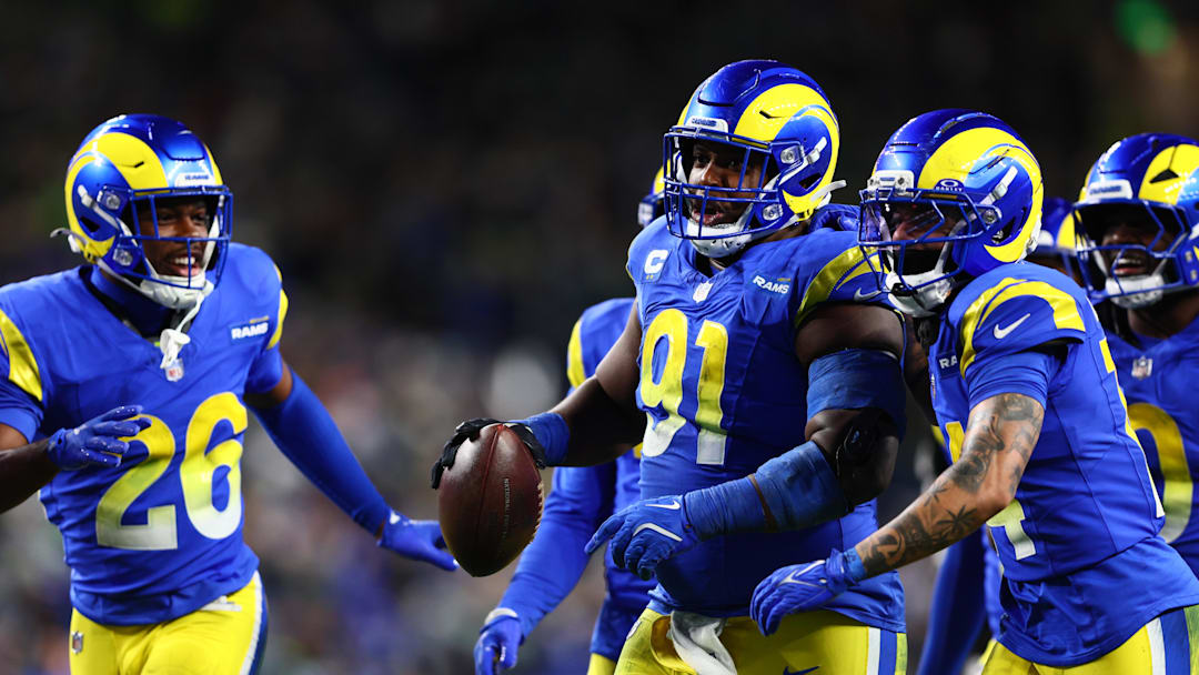 Los Angeles Rams defensive end Kobie Turner