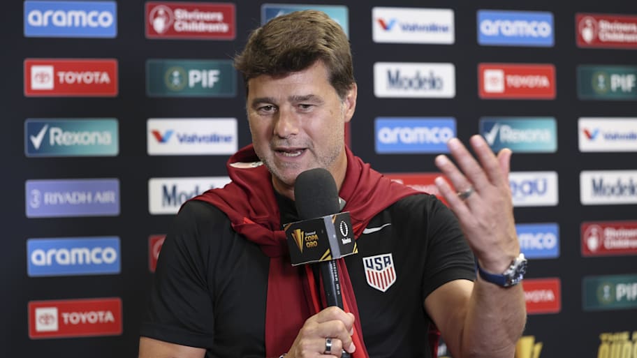 Mauricio Pochettino leads the USMNT into the Gold Cup final against Mexico on Sunday.  | Troy Taormina-Imagn Images