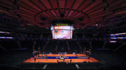 Nov 28, 2023; New York, New York, USA; A view of the New York Knicks NBA In-Season Tournament floor