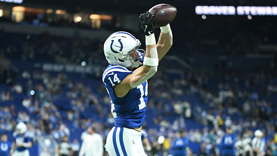 Alec Pierce caught 47 passes for 1,003 yards with the Colts last season. 