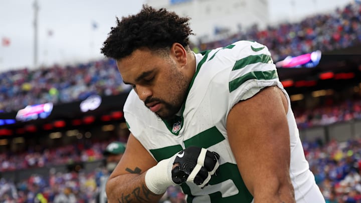 New York Jets offensive guard Alijah Vera-Tucker