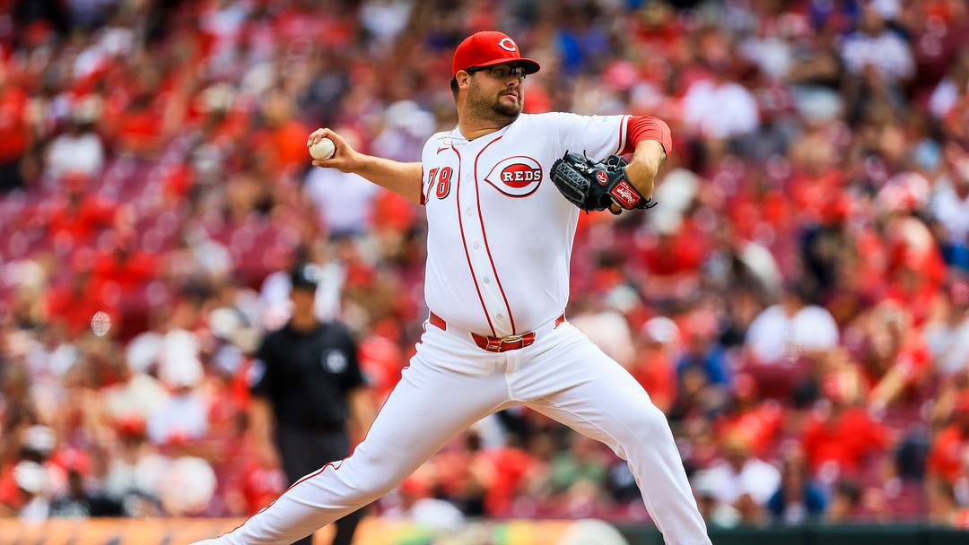 Jun 14, 2026; Cincinnati, Ohio, USA; Cincinnati Reds relief pitcher Zach Maxwell (78) pitches against the Arizona Diamondbacks in the eighth inning at Great American Ball Park. Mandatory Credit: Katie Stratman-Imagn Images Jun 14, 2026; Cincinnati, Ohio, USA; Cincinnati Reds relief pitcher Zach Maxwell (78) pitches against the Arizona Diamondbacks in the eighth inning at Great American Ball Park. Mandatory Credit: Katie Stratman-Imagn Images