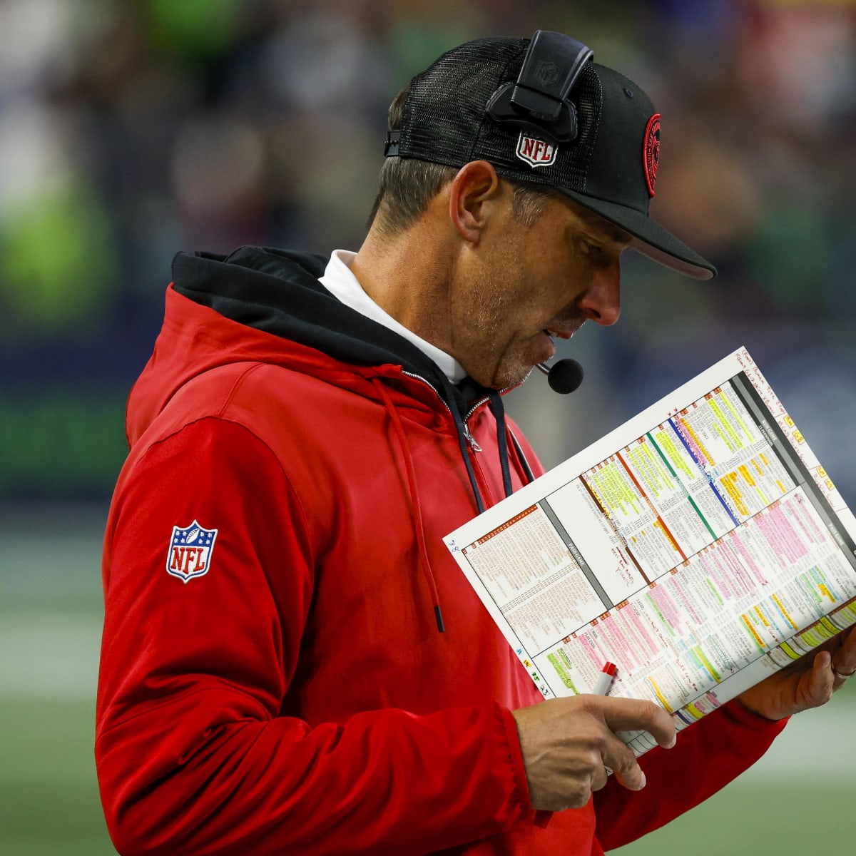 Kyle shanahan sideline jacket outlet