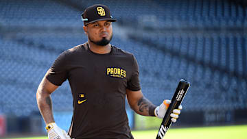 San Diego Padres infielder Luis Arraez
