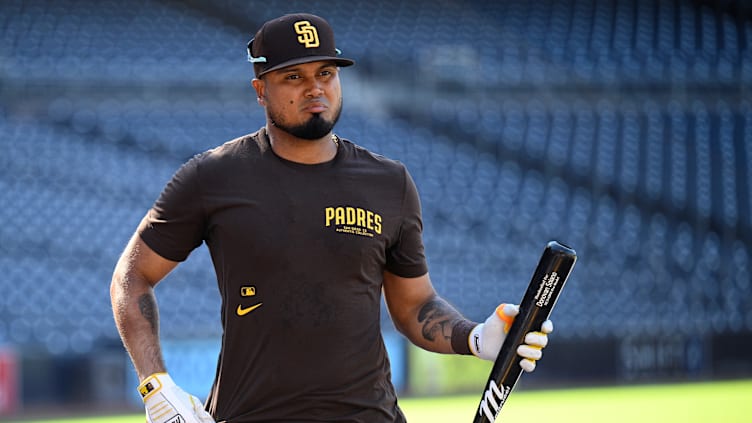 San Diego Padres infielder Luis Arraez