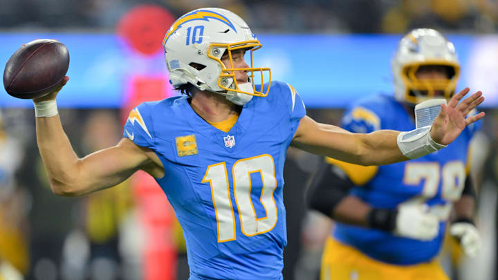 Chargers QB Justin Herbert faces the Jacksonville Jaguars in Week 11.