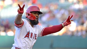 Los Angeles Angels infielder Luis Rengifo