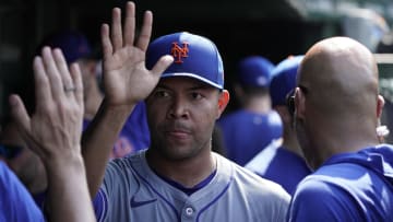 Jun 21, 2024; Chicago, Illinois, USA; New York Mets pitcher Jose Quintana (62) leaves the game against the Chicago Cubs during the eighth inning at Wrigley Field. Mandatory Credit: David Banks-USA TODAY Sports