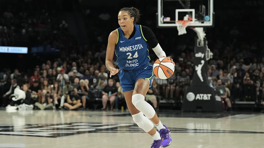 With Lynx forward Napheesa Collier sidelined because of an ankle injury, the WNBA MVP race could open up. | Candice Ward-Imagn Images