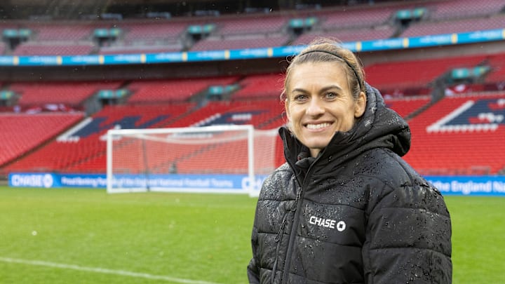 Karen Carney has teamed up with the Chase football coaching programme Karen Carney has teamed up with the Chase football coaching programme