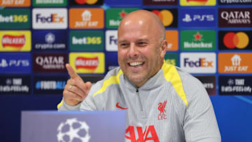 Liverpool FC Training Session And Press Conference - UEFA Champions League 2024/25 League Phase MD2