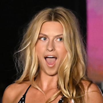 Xandra walks the runway at the Sports Illustrated Swimsuit Runway Show