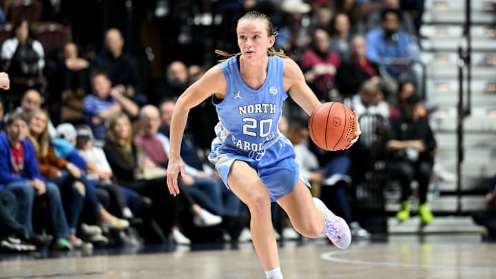 2023 Invesco QQQ Basketball Hall of Fame Women's Showcase - Connecticut v North Carolina