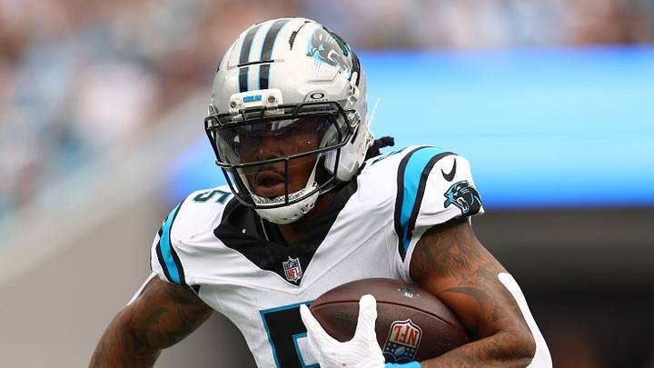 Carolina Panthers running back Rico Dowdle
