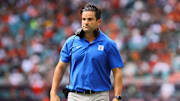 Duke football head coach Manny Diaz