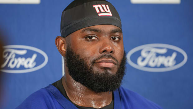  New York Giants offensive tackle Andrew Thomas 