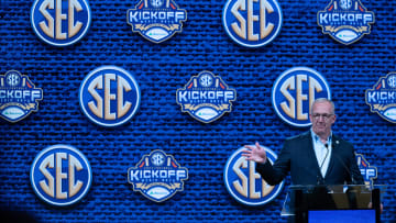 SEC Commissioner Greg Sankey kicks off the 2023 SEC Football Kickoff Media Days.