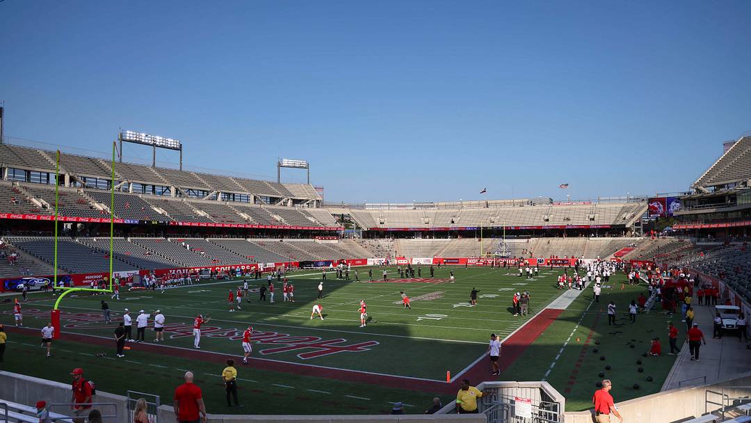 Aug 28, 2025; Houston, Texas, USA; General view inside TDECU Stadium before the game between the Houston Cougars and the Stephen F. Austin Lumberjacks. Mandatory Credit: Troy Taormina-Imagn Images