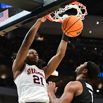 Morez Johnson Jr., the 2024 Illinois Mr. Basketball nod, had 15 points and 10 rebounds in Team USA's 109-76 win over Germany in the U19 World Cup Gold Medal Game in Switzerland. Johnson recently transferred from Illinois to Michigan.