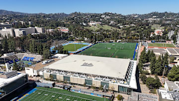 The campus of UCLA. Mandatory Credit: Kirby Lee-Imagn Images