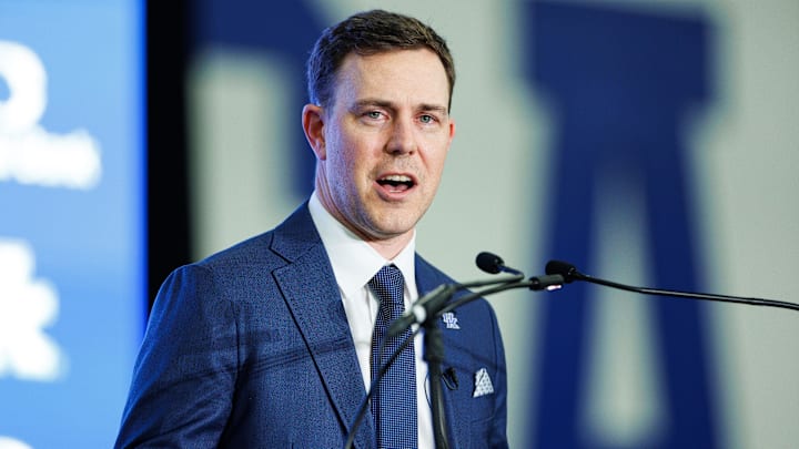 Kentucky Wildcats head football coach Will Stein 